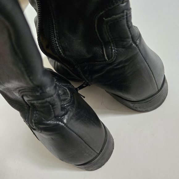 Corso Como Vibram knee high Riding Boot Black Brown Womens size 8 - Picture 6 of 8